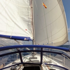 Goose-winging through the Straits of Gibraltar
