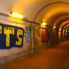 Genoa Tunnel Art